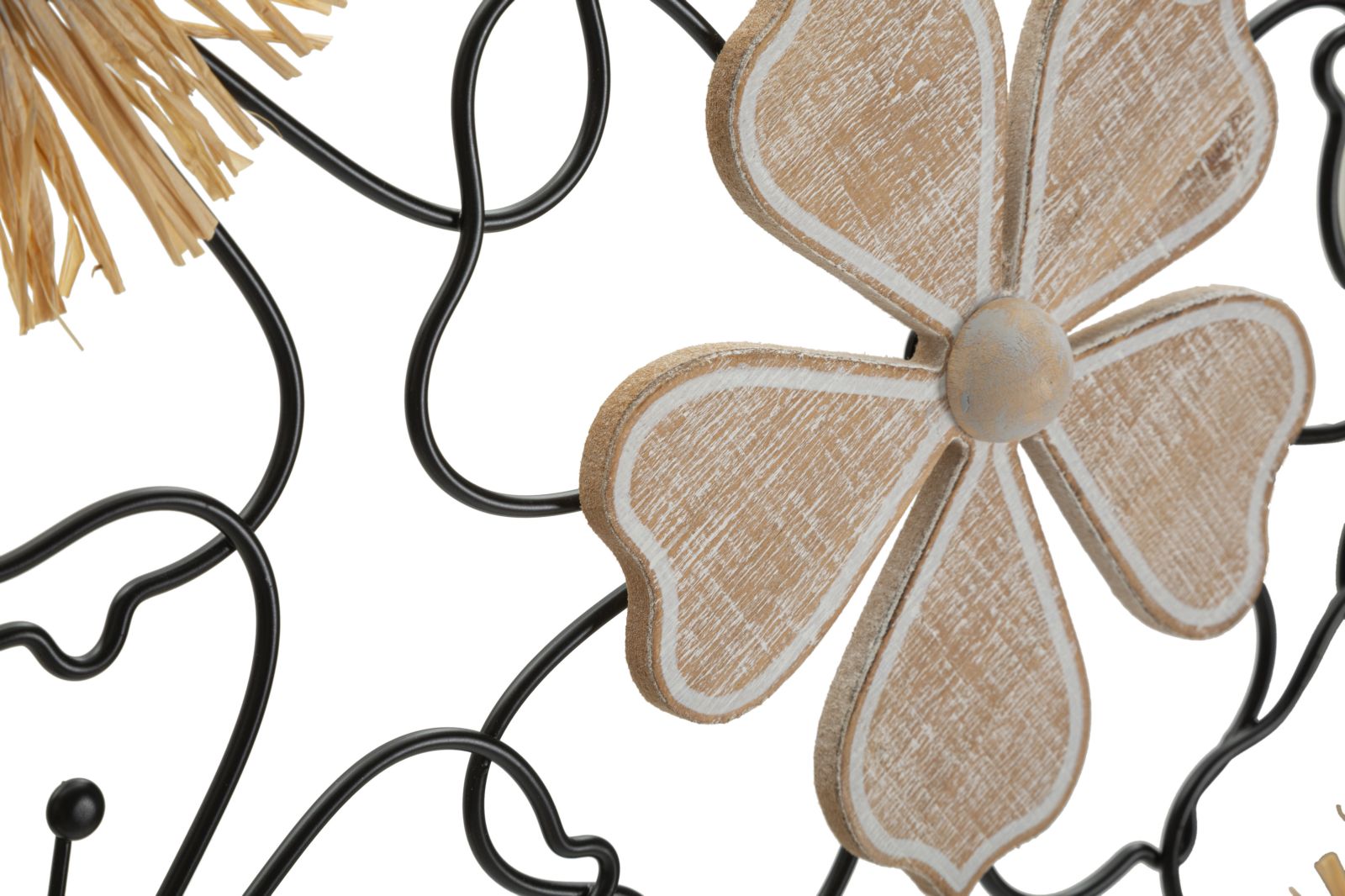 Wanddecoratie Iron/wood Wall Panel Itis 75×3,5×42 cm