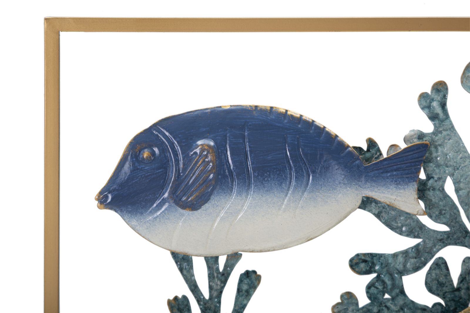 Wanddecoratie Fish 50,2×3,8×50,2 cm
