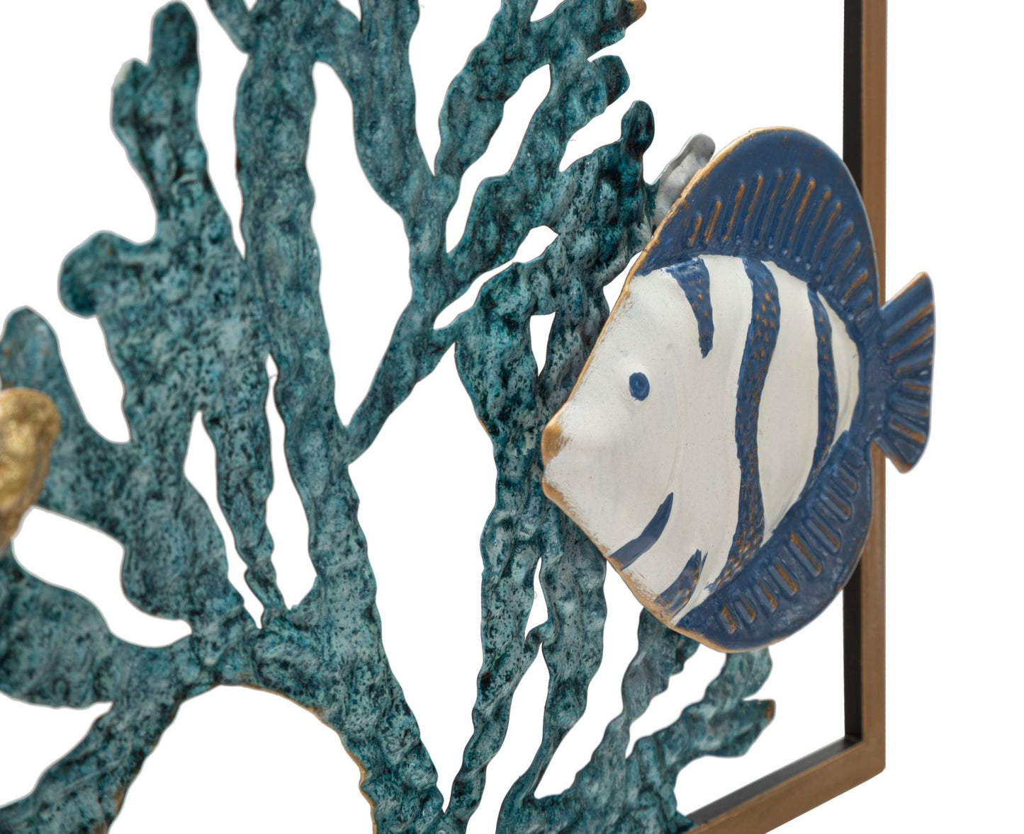 Wanddecoratie Fish 50,2×3,8×50,2 cm