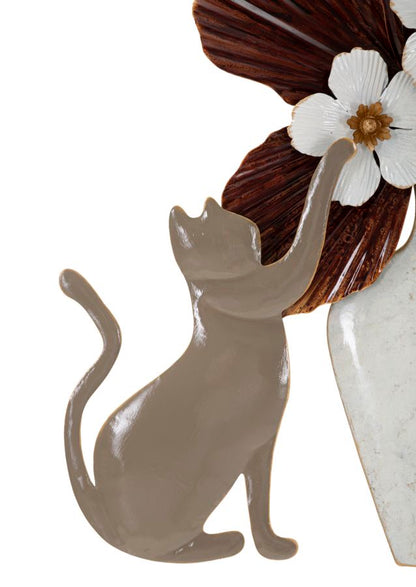 Wanddecoratie Cat 54,6×8,9×59,7 cm