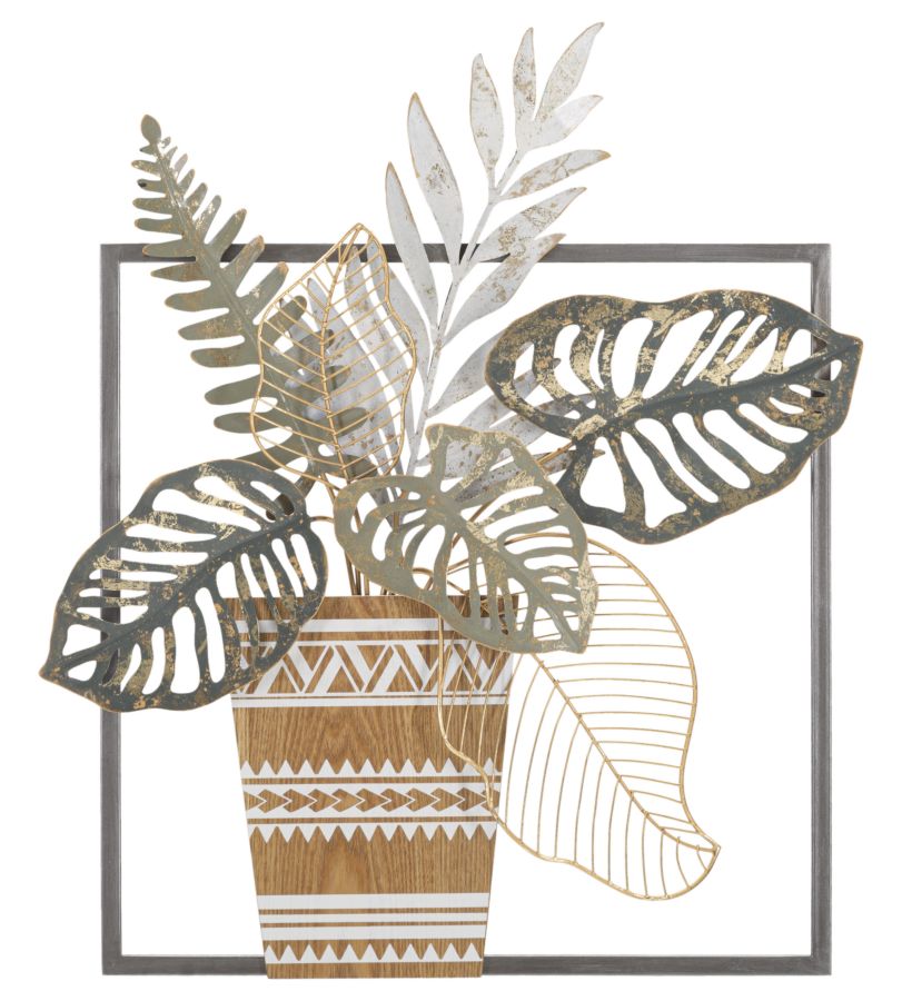 Wanddecoratie Panelvaso 54×6,4×62,9 cm