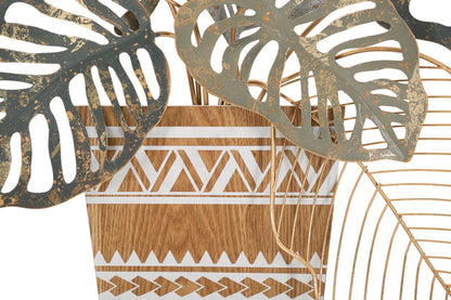 Wanddecoratie Panelvaso 54×6,4×62,9 cm