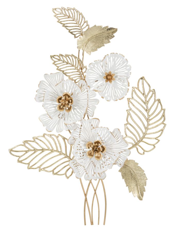 Wanddecoratie Whity 54×6,4×73,7 cm