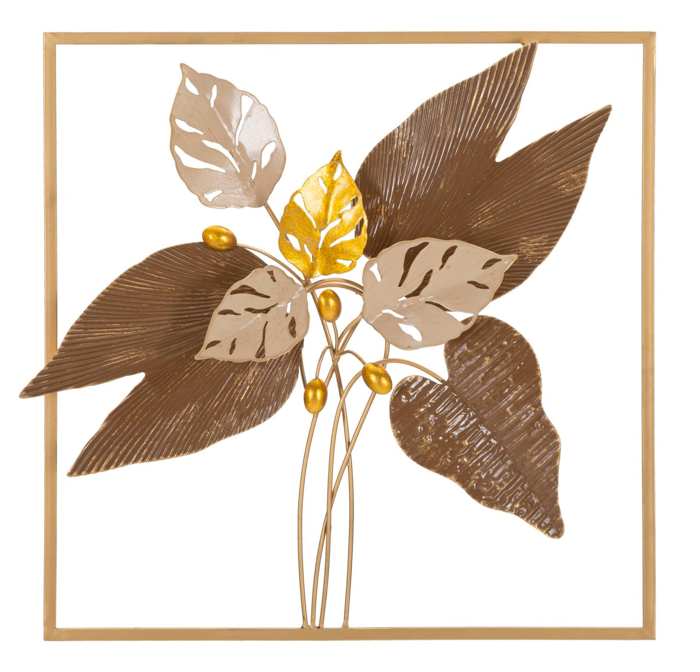 Wanddecoratie Browy 50,2×5,1×50,2 cm