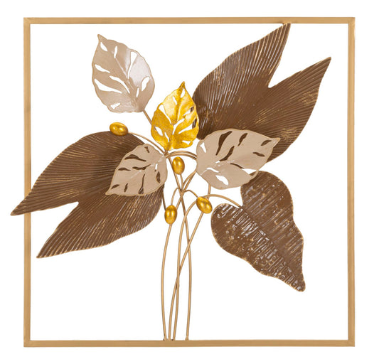 Wanddecoratie Browy 50,2×5,1×50,2 cm