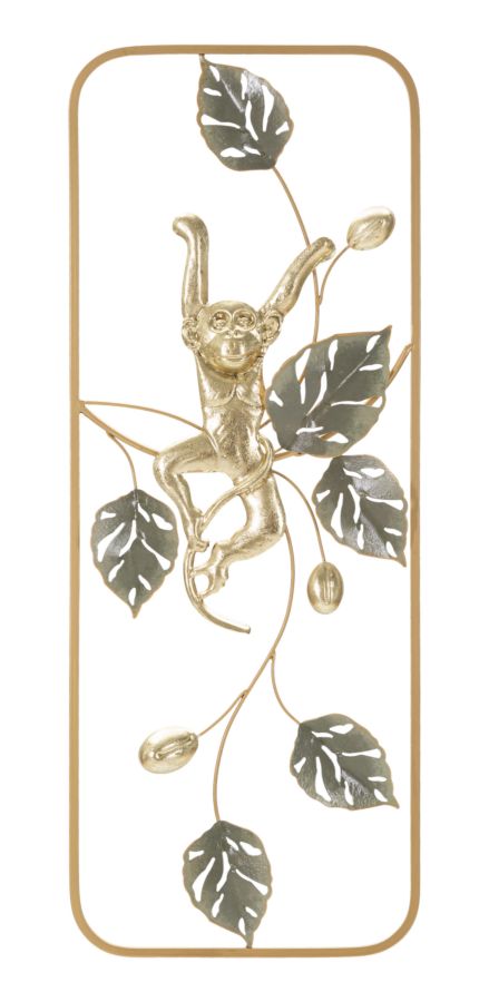 Wanddecoratie Monkey 28,6×3,8×74,3 cm
