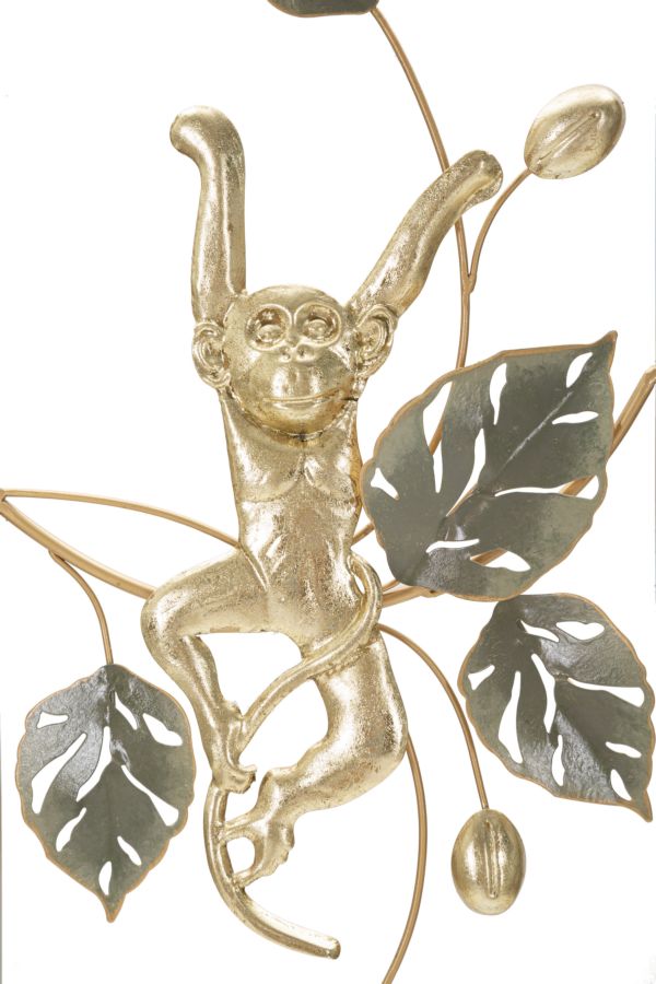 Wanddecoratie Monkey 28,6×3,8×74,3 cm