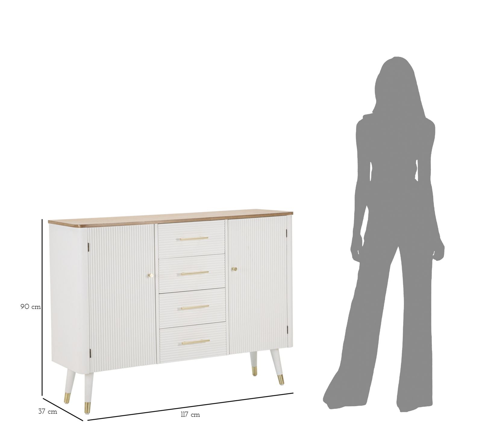 Kast Matera 117×37×90 cm