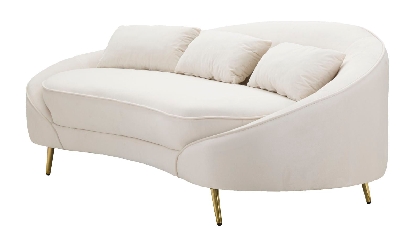 Bank 3 Seaters Oslo With Cushions Cream 185×84×68 cm