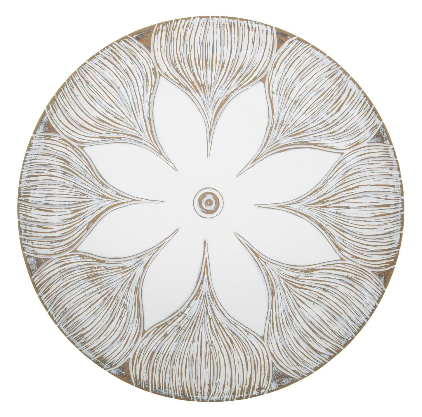 Decoratie Polyresin Atene Ø 35,5×4,4 cm