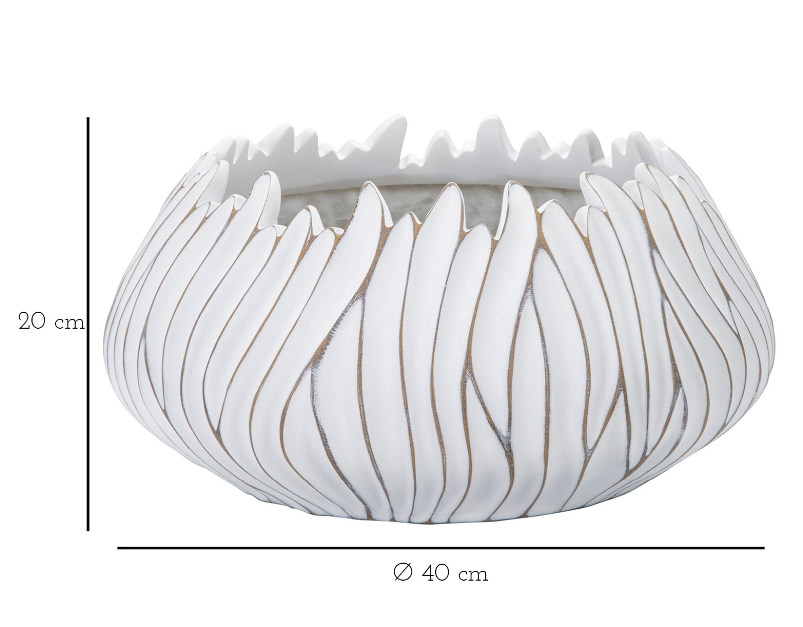 Vaas Gaspeau Polyresin Honduras Ø 40×20 cm
