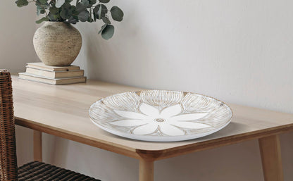 Decoratie Polyresin Atene Ø 35,5×4,4 cm