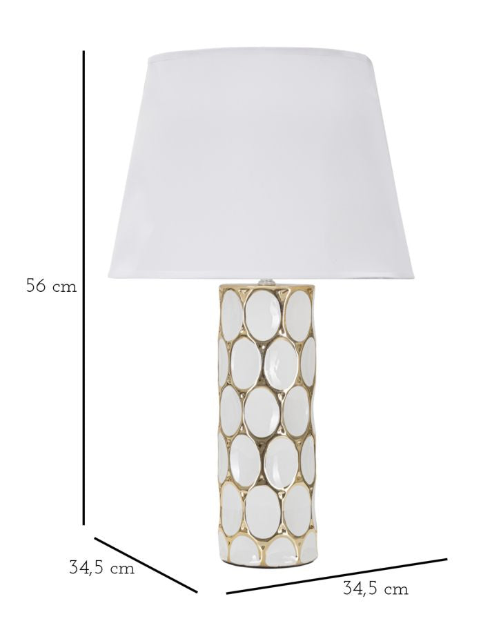 Tafellamp Glam Carv Ø 34,5×56 cm