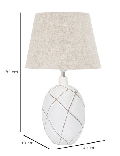 Tafellamp Polyresin Lines Ø 35×60 cm