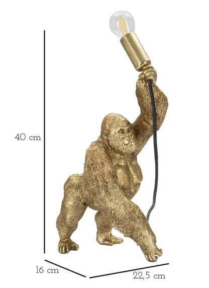 Tafellamp Gorilla 22,5×16×40 cm