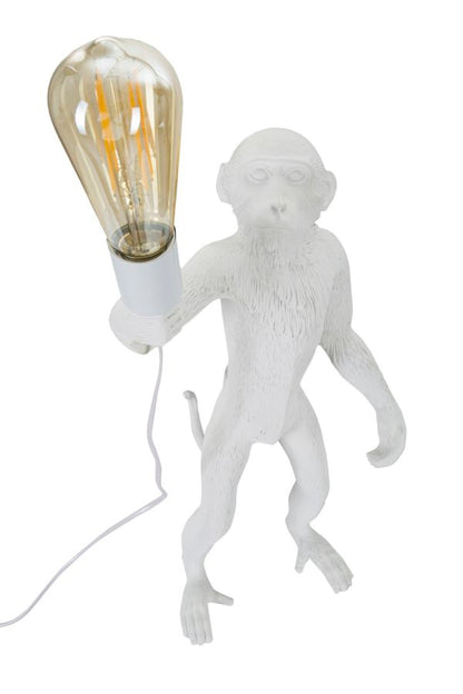 Tafellamp Monkey White Ø 26×34×55 cm