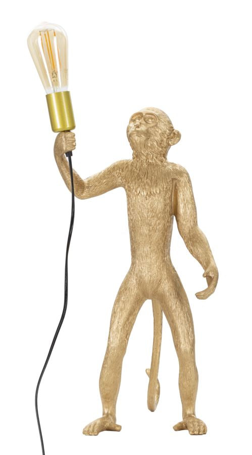 Tafellamp Monkey Gold Ø 26×34×55 cm