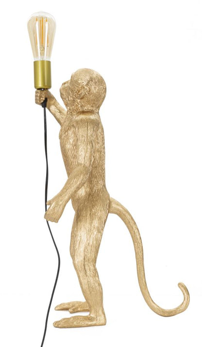 Tafellamp Monkey Gold Ø 26×34×55 cm
