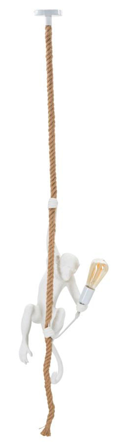 Plafondlamp Monkey White Ø 27×32×60 cm
