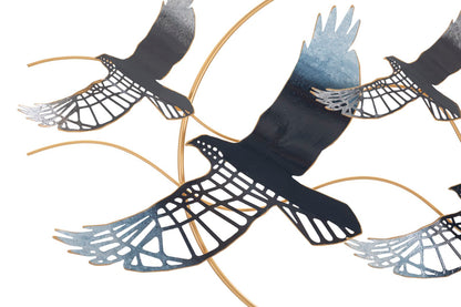 Wanddecoratie Bird 91×7×50 cm