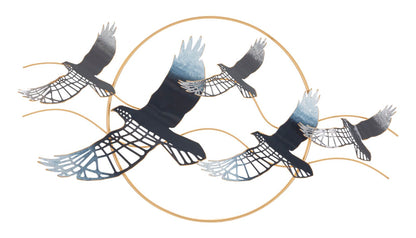 Wanddecoratie Bird 91×7×50 cm
