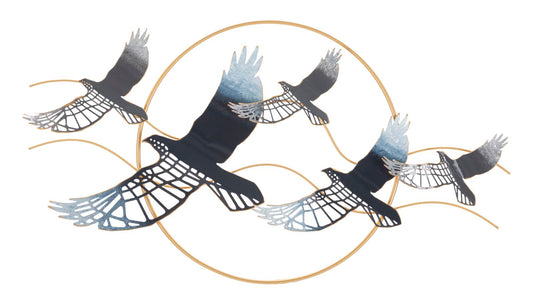 Wanddecoratie Bird 91×7×50 cm