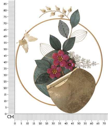 Wanddecoratie Gard 67×8×74 cm