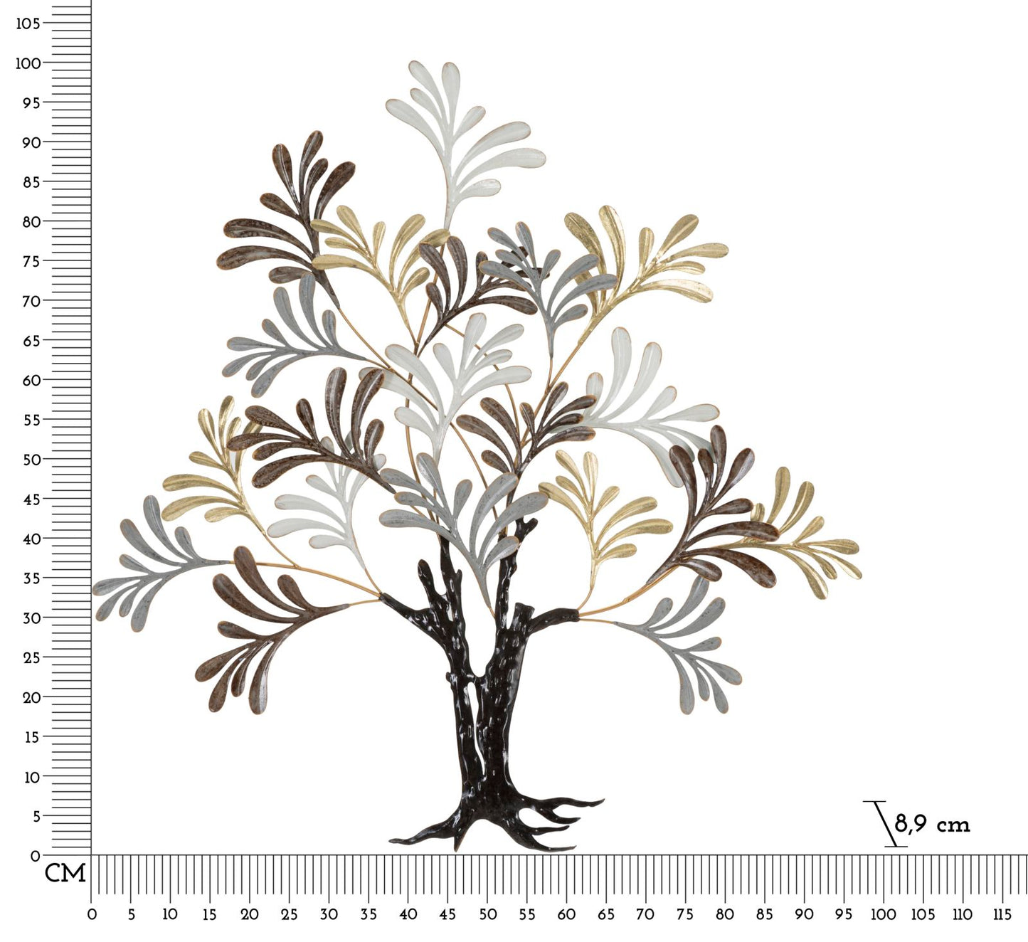 Wanddecoratie Albero Lixy 97,2×8,9×100,3 cm