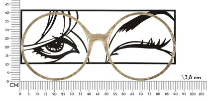 Wanddecoratie Eyewear 89,5×3,8×41,3 cm