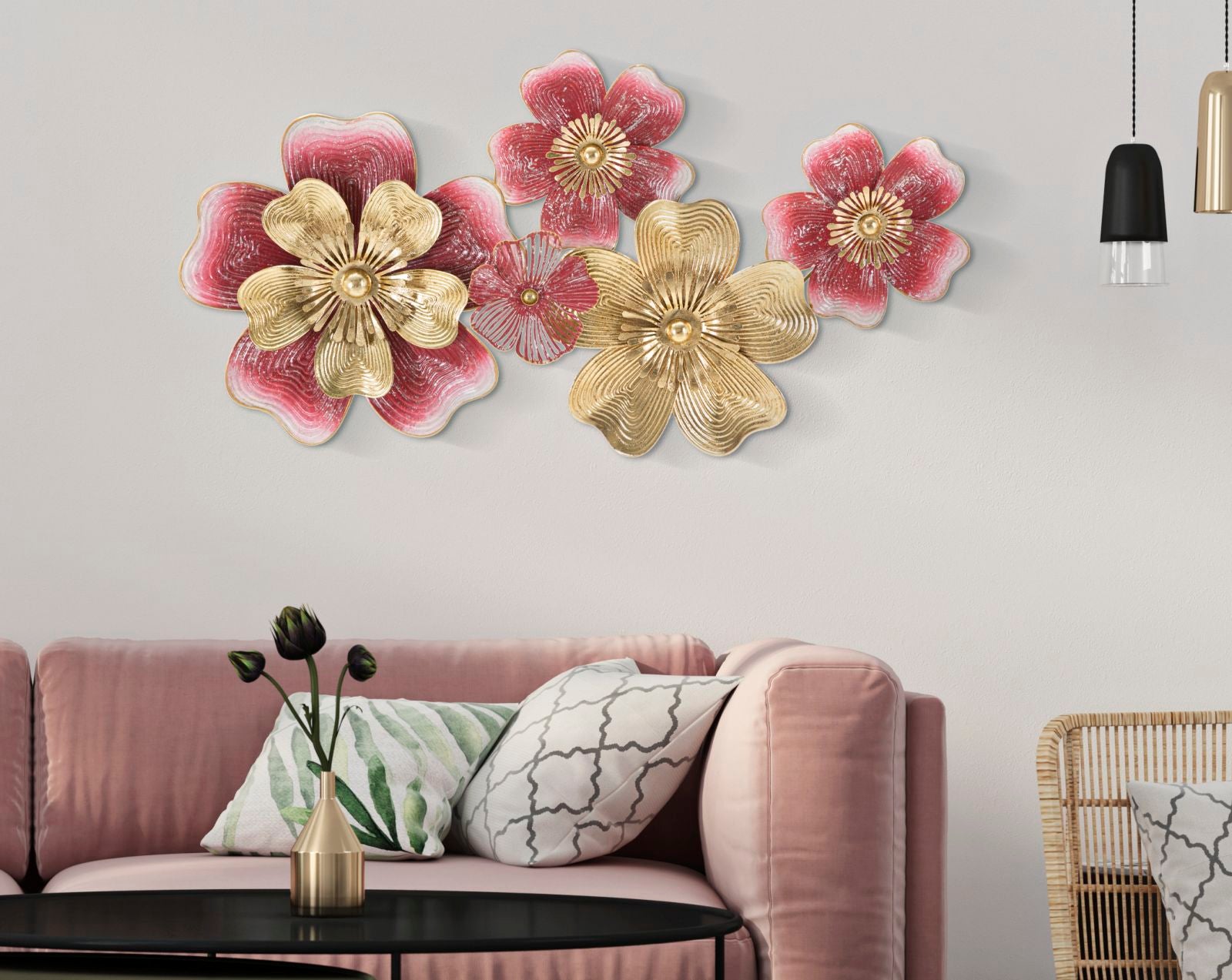 Wanddecoratie Lobi 91,4×6,4×50,8 cm