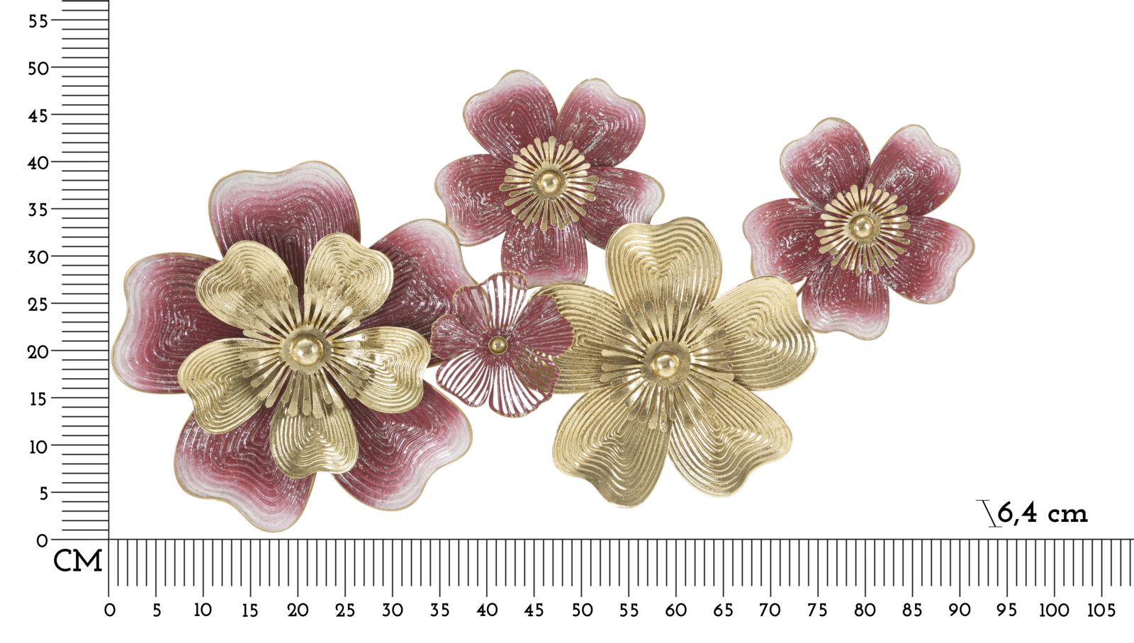 Wanddecoratie Lobi 91,4×6,4×50,8 cm