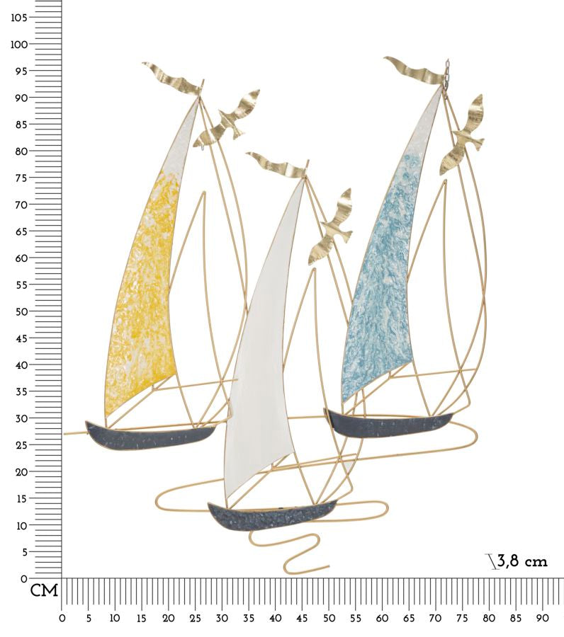 Wanddecoratie Vela Color 78,7×3,8×97,8 cm