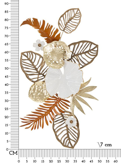 Wanddecoratie Bouquet 50,8×7×87 cm