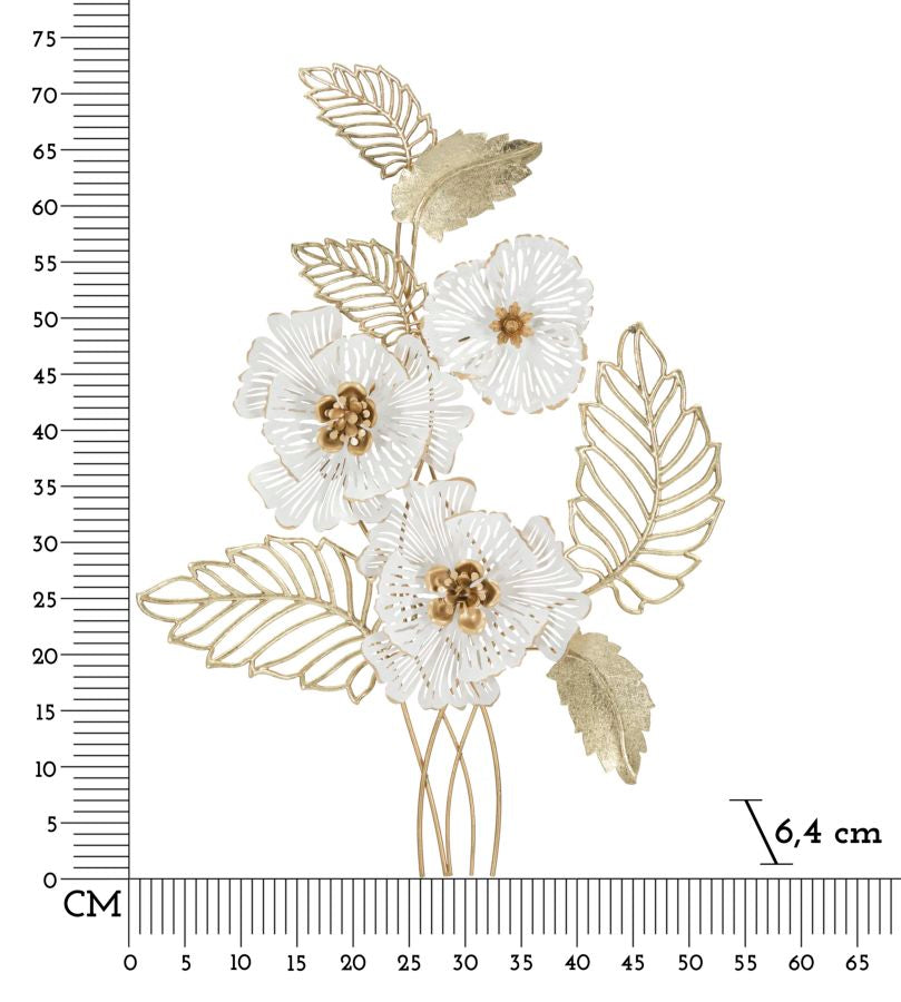 Wanddecoratie Whity 54×6,4×73,7 cm