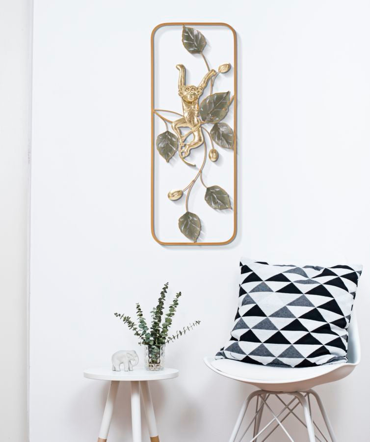 Wanddecoratie Monkey 28,6×3,8×74,3 cm