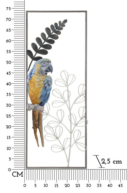 Wanddecoratie Parrot 28,6×2,5×74,3 cm