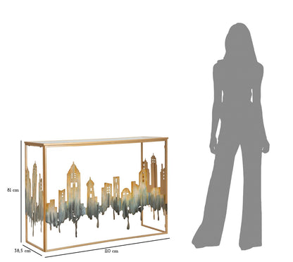 Consoletafel City 110×38,5×81 cm