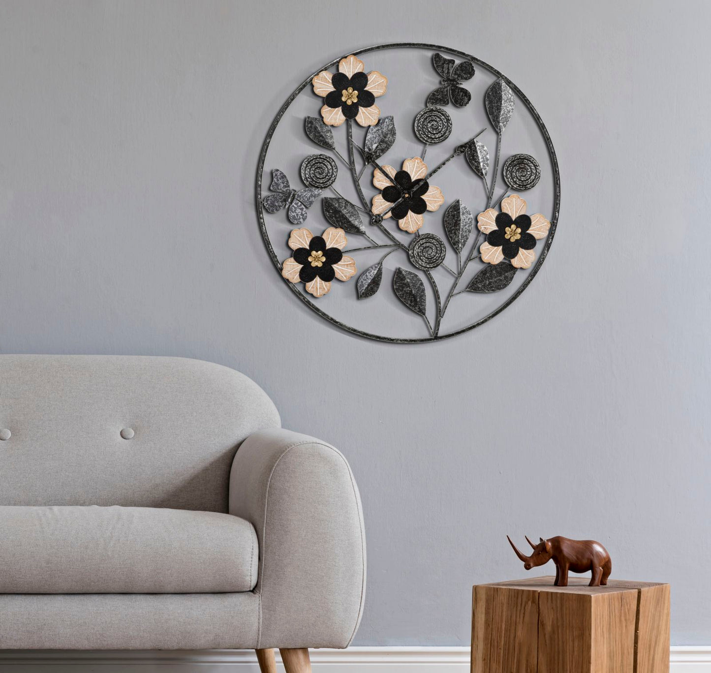 Wandklok Divaker Ø 67×5,5 cm