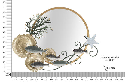 Spiegel Fish 88,9×7,6×65,4 cm
