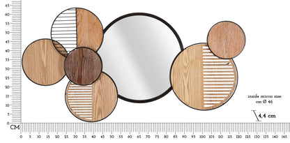 Spiegel Woody 123,2×4,4×63,5 cm