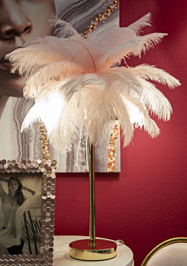 Tafellamp Palm Pink Ø 40×55 cm