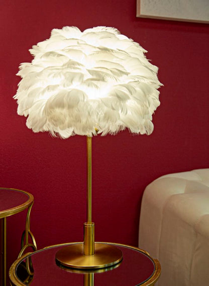 Tafellamp Ball Feather Ø 30×50 cm