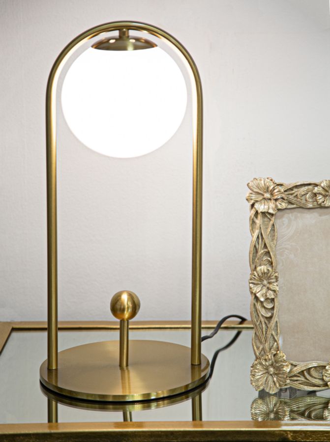 Tafellamp Glamy Arc -a- Ø 21×47 cm