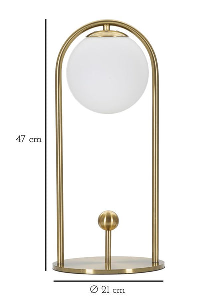 Tafellamp Glamy Arc -a- Ø 21×47 cm