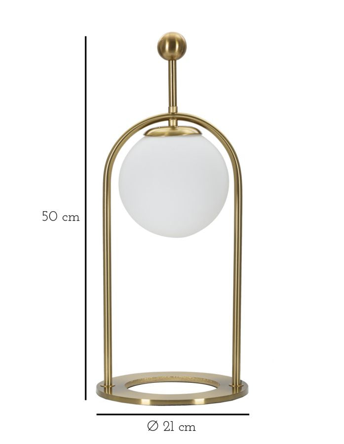 Tafellamp Glamy Arc -b- Ø 21×50 cm