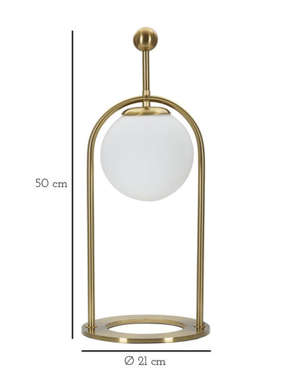 Tafellamp Glamy Arc -b- Ø 21×50 cm