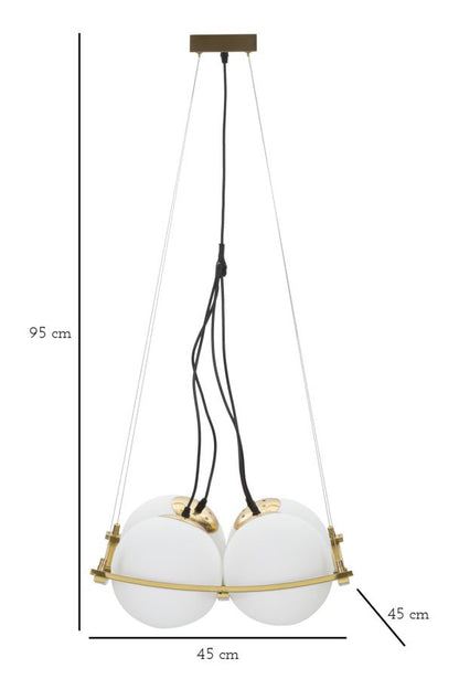 Plafondlamp Japan Square 45×45×20 cm