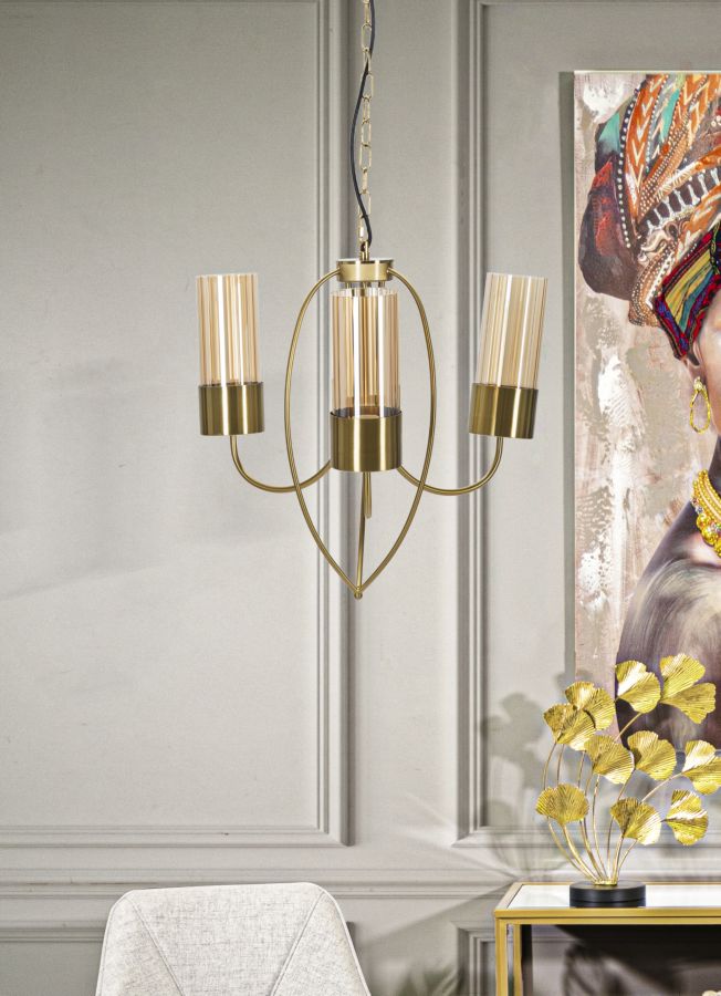 Plafondlamp Versailles 3 Lights Ø 60×103 cm
