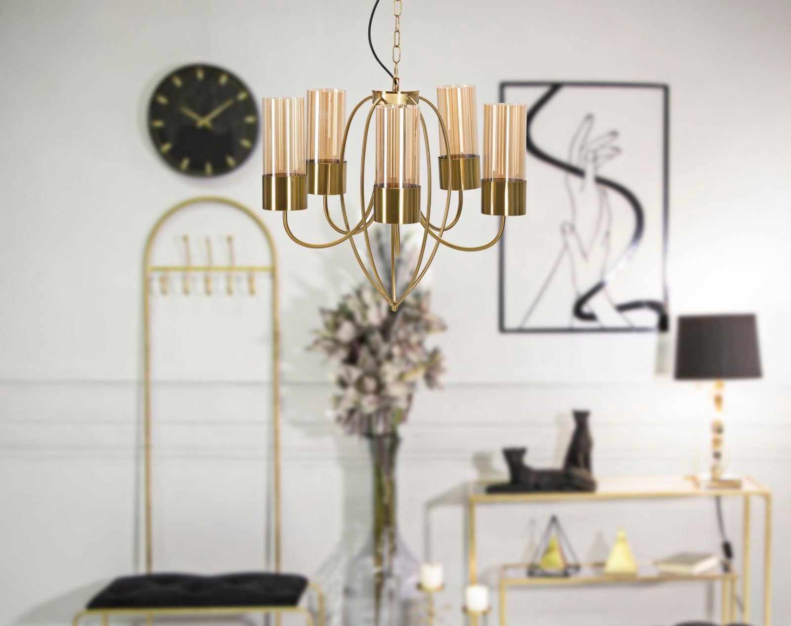 Plafondlamp Versailles 5 Lights Ø 80×103 cm