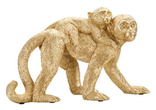 Decoratie Monkey Mom 29,5×11,5×18,5 cm